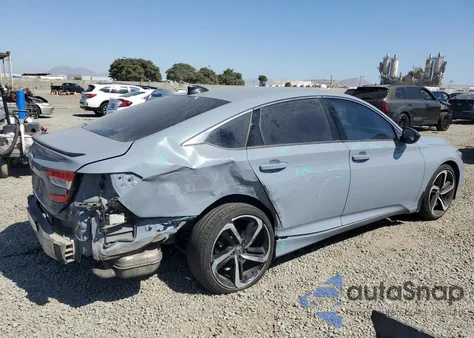 2021 Honda Accord Sport из США, поврежденный, VIN 1HGCV2F37MA014460